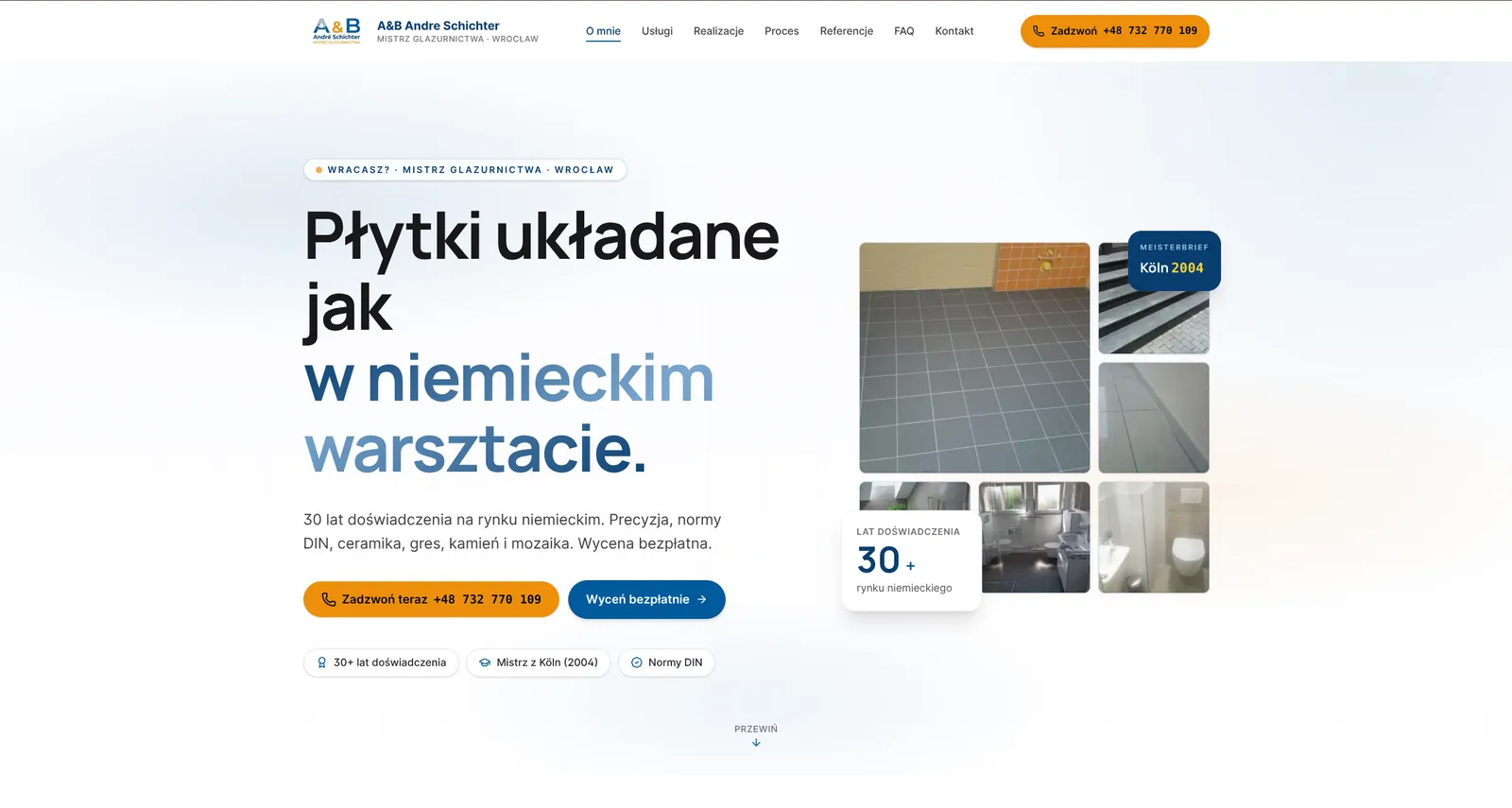 A&B Andre Schichter — strona kafelkiwroclaw.pl